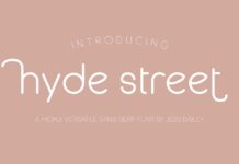 Hyde Street Font Poster 1