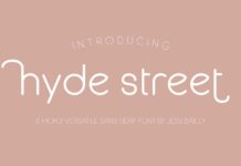 Hyde Street Font Poster 1