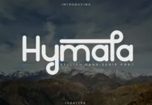 Hymala Font Hymala Font Poster 1