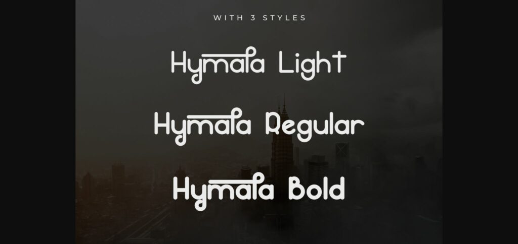 Hymala Font Poster 4