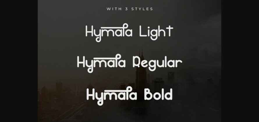 Hymala Font Poster 4