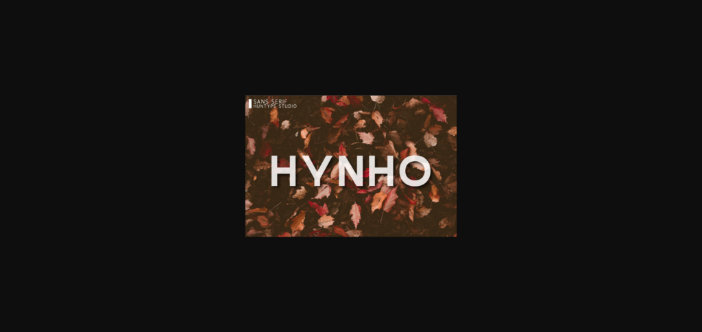 Hynho Font Poster 1