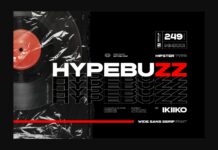 Hypebuzz Font Poster 1