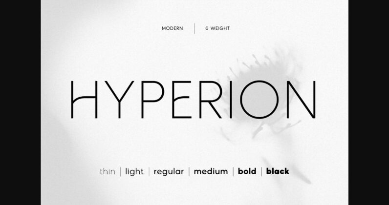 Hyperion Font Poster 3