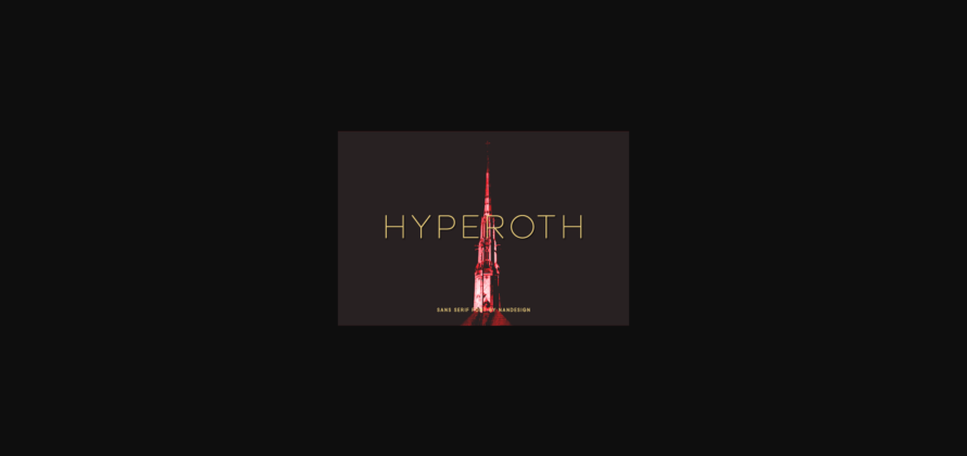 Hyperoth Font Poster 3