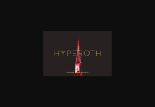 Hyperoth Font Poster 1