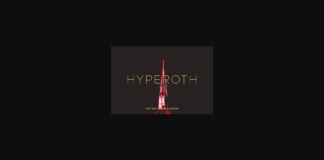 Hyperoth Font Poster 1