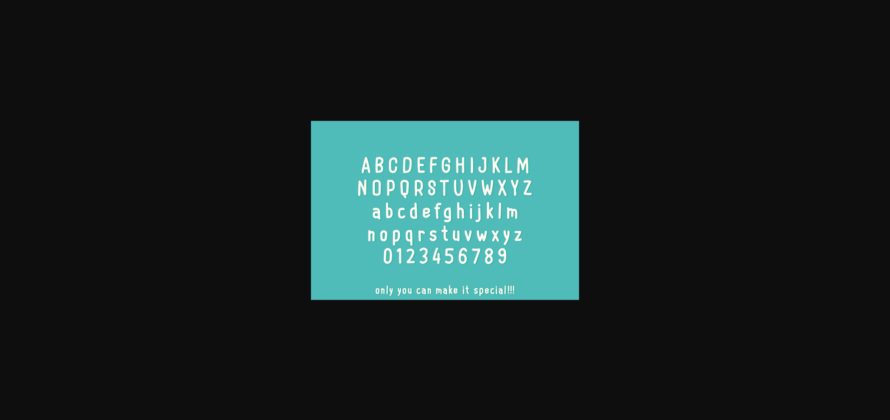 Hyppolite Font Poster 2