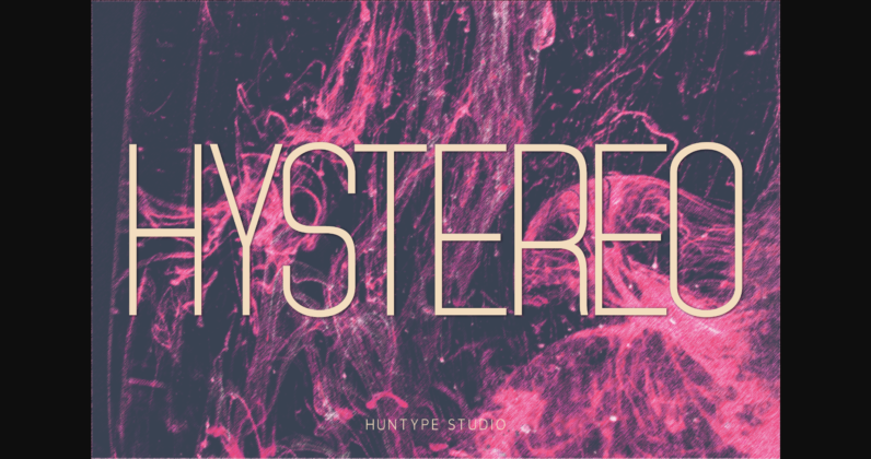 Hystereo Font Poster 3