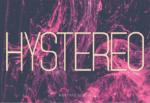 Hystereo Font Poster 1