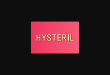 Hysteril Font Poster 1
