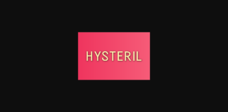 Hysteril Font Poster 1