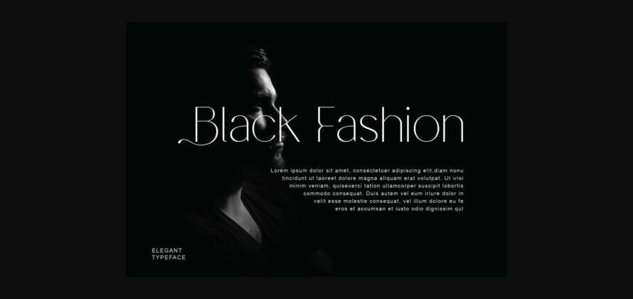I Am Black Font Poster 7
