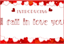 I Fall in Love You Font Poster 1