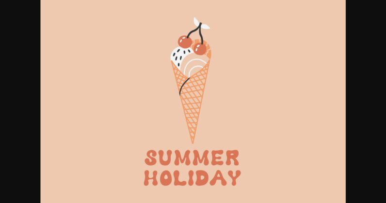 Ice Cream Font Poster 6