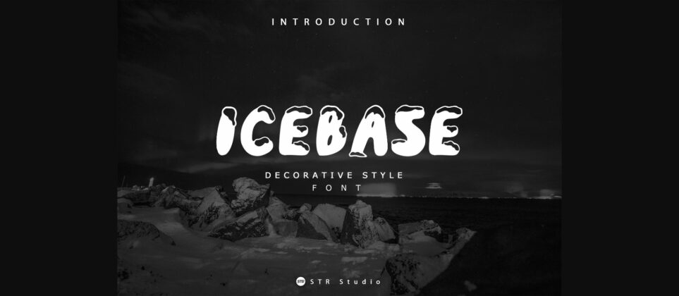 Icebase Font Poster 3
