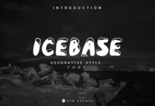 Icebase Font Poster 1