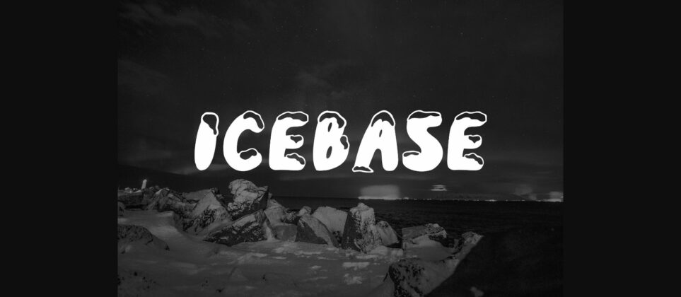 Icebase Font Poster 4