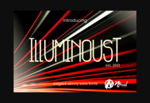 Illuminoust Font Poster 1