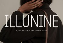 Illunine Font Poster 1