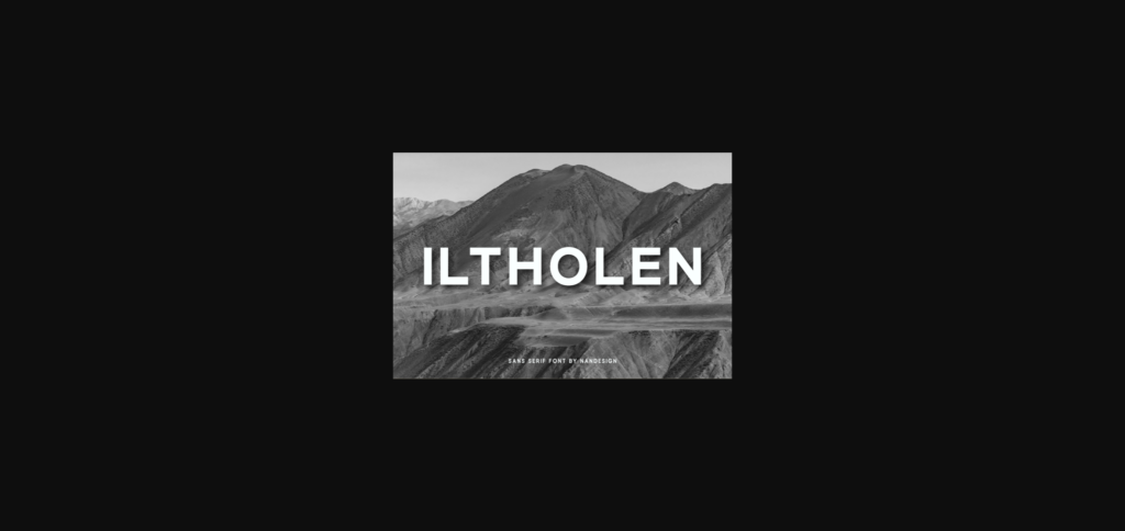 Iltholen Font Poster 3