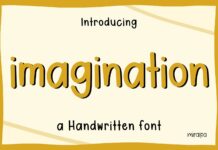 Imagination Font Poster 1