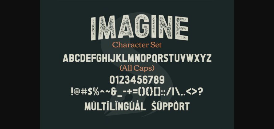 Imagine Font Poster 2