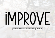 Improve Font Poster 1