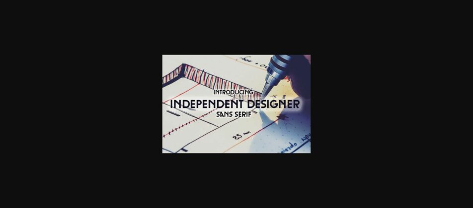 Independent Designer Font Poster 3