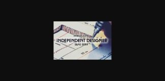 Independent Designer Font Poster 1