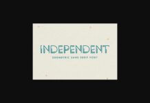 Independent Font Poster 1