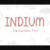 Indium Font