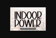 Indoor Power Font Poster 1