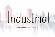 Industrial Font Industrial Font Poster 1