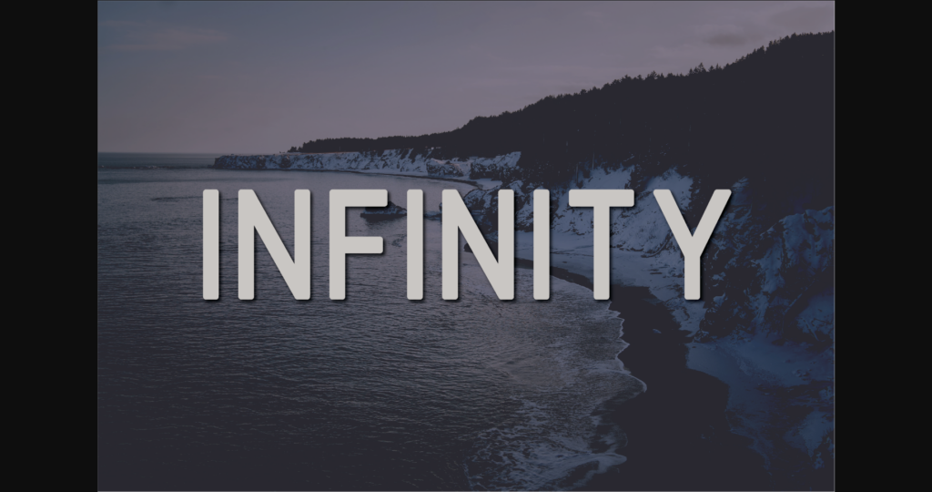 Infinity Font Poster 1