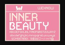 Inner Beauty Font Poster 1