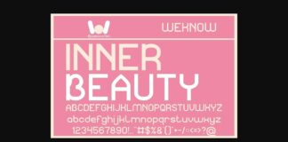 Inner Beauty Font Poster 1