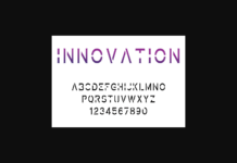 Innovation Font Innovation Font Poster 1