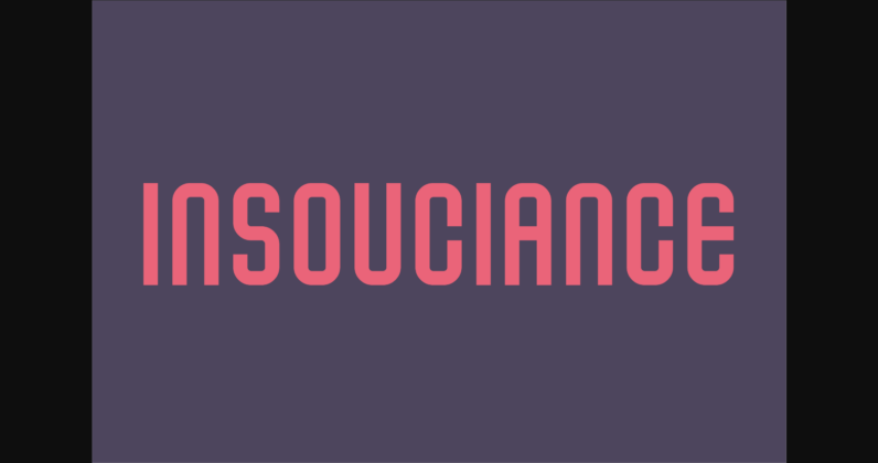 Insouciance Font Poster 1