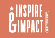Inspire Impact Font Inspire Impact Font Poster 1
