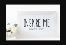 Inspire Me Font Poster 1