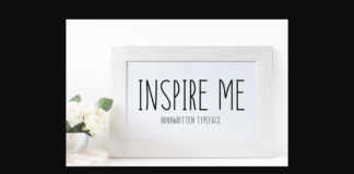 Inspire Me Font Poster 1