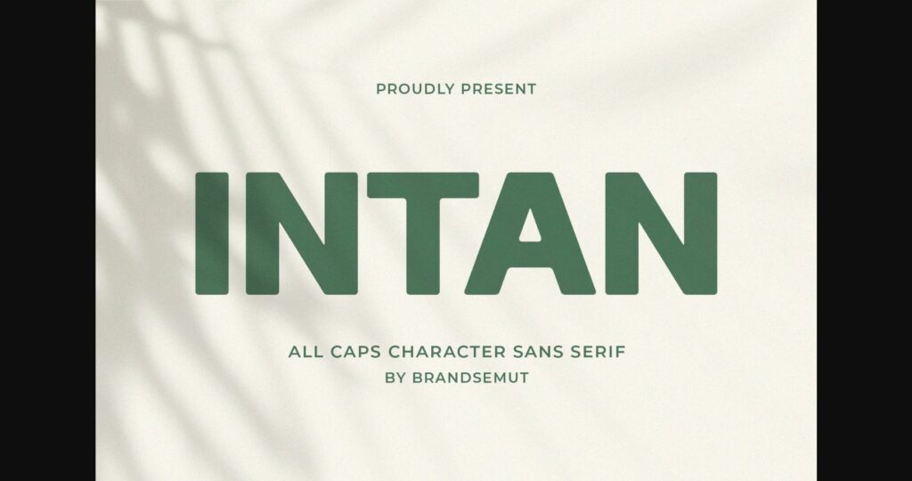 Intan Font Poster 3