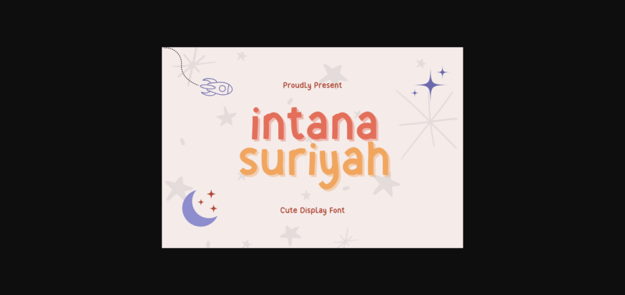 Intana Suriyah Font Poster 3