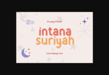 Intana Suriyah Font Poster 1