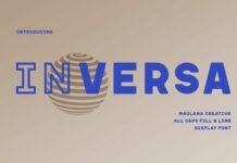 Inversa Font Poster 1