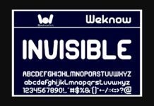 Invisible Font Poster 1