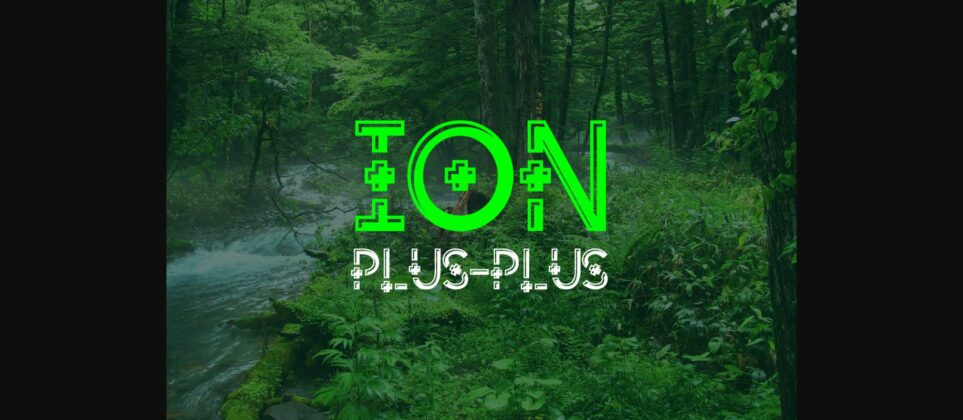 Ion Plus Font Poster 5