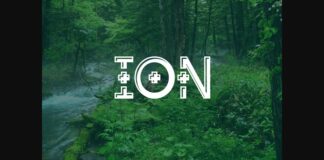 Ion Plus Font Poster 1