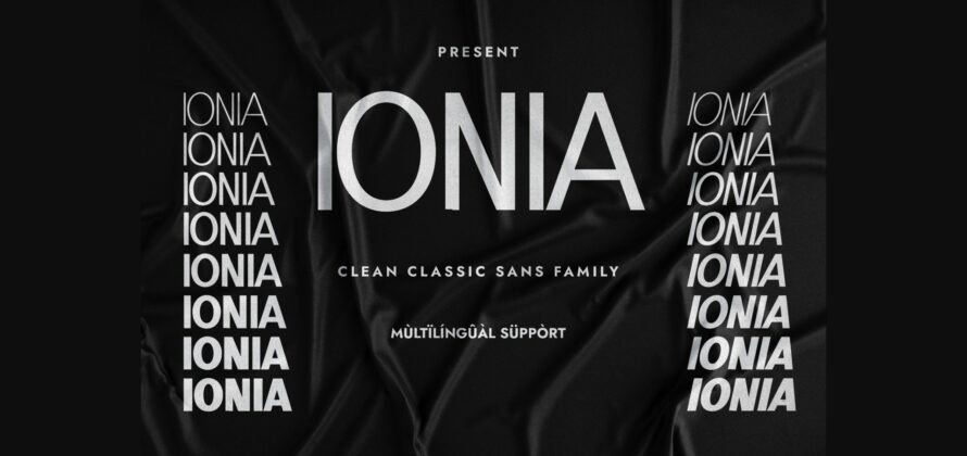 Ionia Font Poster 1